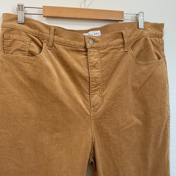 LOFT Petite Skinny Corduroy Pants in Perfect Camel size 18 - Picture 3 of 10